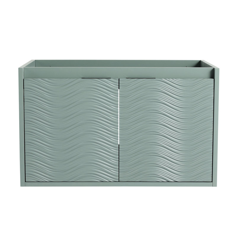 Meuble-lavabo à fermeture en douceur 30 pouces, pour les petites salles de bain élégantes et compactes