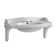 Whitehaus Collection Isabella 22.125'' Vitreous China Oval Bathroom Sink with Overflow
