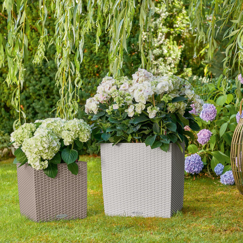 Moneak Planter Box, 30cm H x 30cm W x 30cm D, Sand Brown