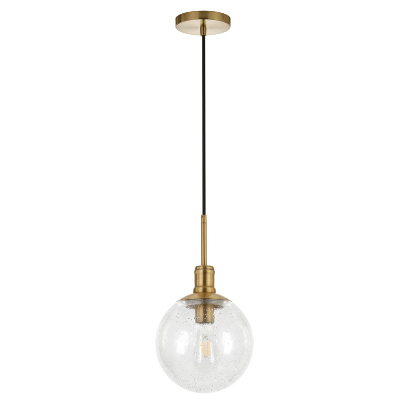 Walker 1 - Light Single Pendant, Brass