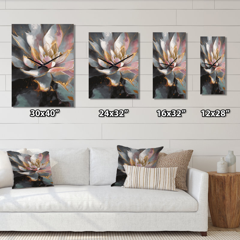Horloge murale Serenade Of Succulents, Petit