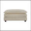 Canapé modulaire rembourré 4 pièces, canapé 1 place 2 pièces et 2 repose-pieds, causeuse 2 places avec repose-pieds, chenille beige-227084236
