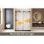 Porte de douche coulissante simple sans cadre avec verre trempé transparent-114670549