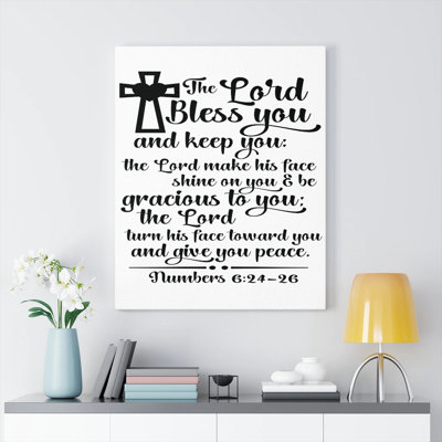 Lord Bless You - Wrapped Canvas Print