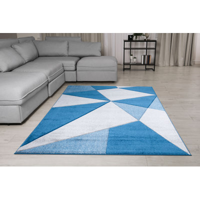 Gerena Geometric 60cm X 110cm Area Rug
