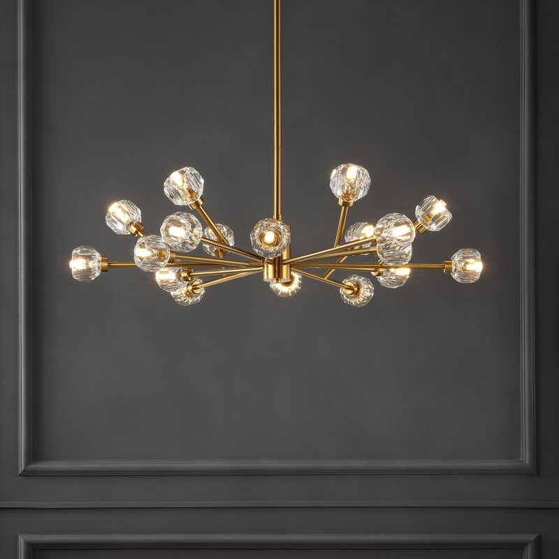 Elizabelle 18 - Light Chandelier, Gold