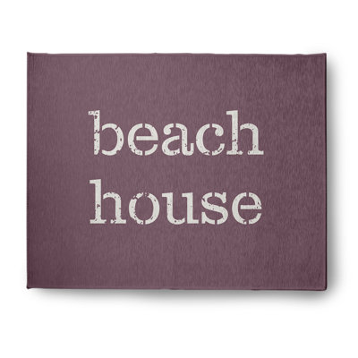 Tapis intérieur / extérieur mauve foncé Markleysburg