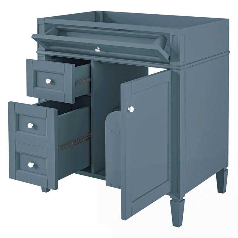 Meuble-lavabo de 30 po sans lavabo supérieur, Indigo, 29"