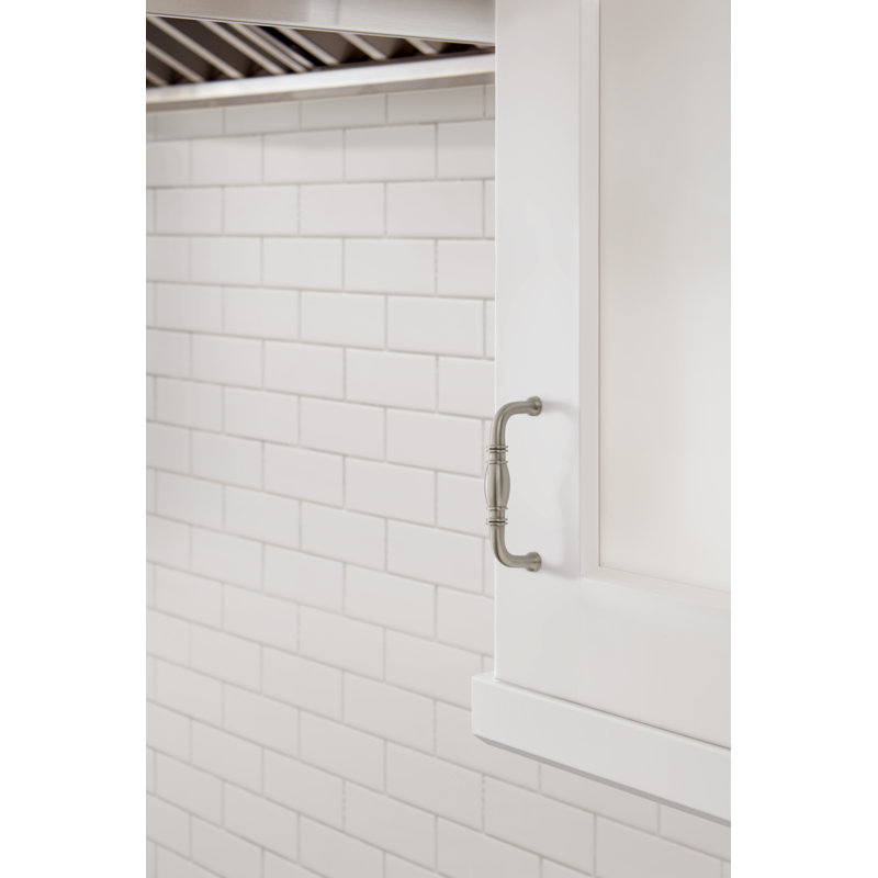 Poignée d'armoire de 3 pouces (76 mm) Granby en nickel satiné Granby - paquet de 25, 3", Nickel satiné