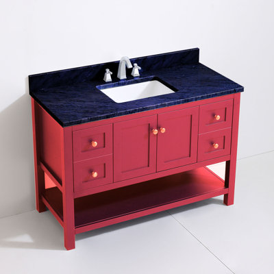 Ensemble de meuble-lavabo double 49" Mclawhorn