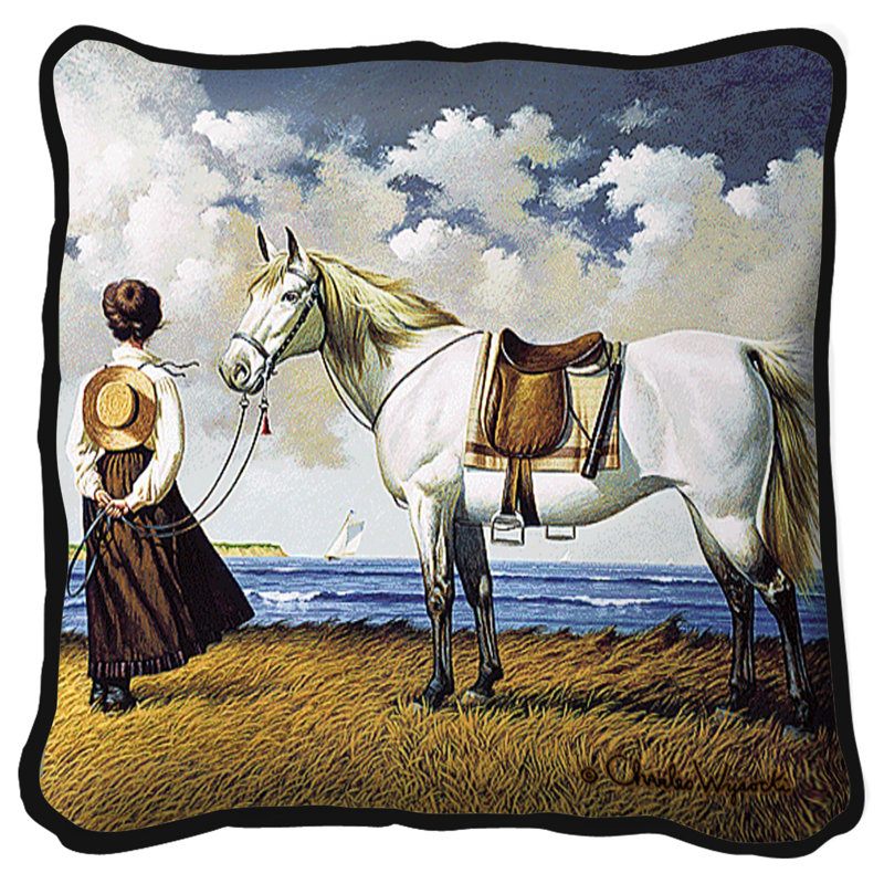 Coussin en coton Sea Capitaine
