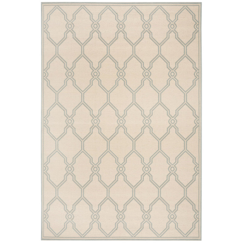 Ferrill Linden 100 Performance Geometric Indoor/Outdoor Area Rug, Rectangle 8' x 10'