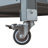 42.1" Outdoor Kitchen Island with Stainless Steel Top, Storage Cabinet & Locking Wheels-129470424
