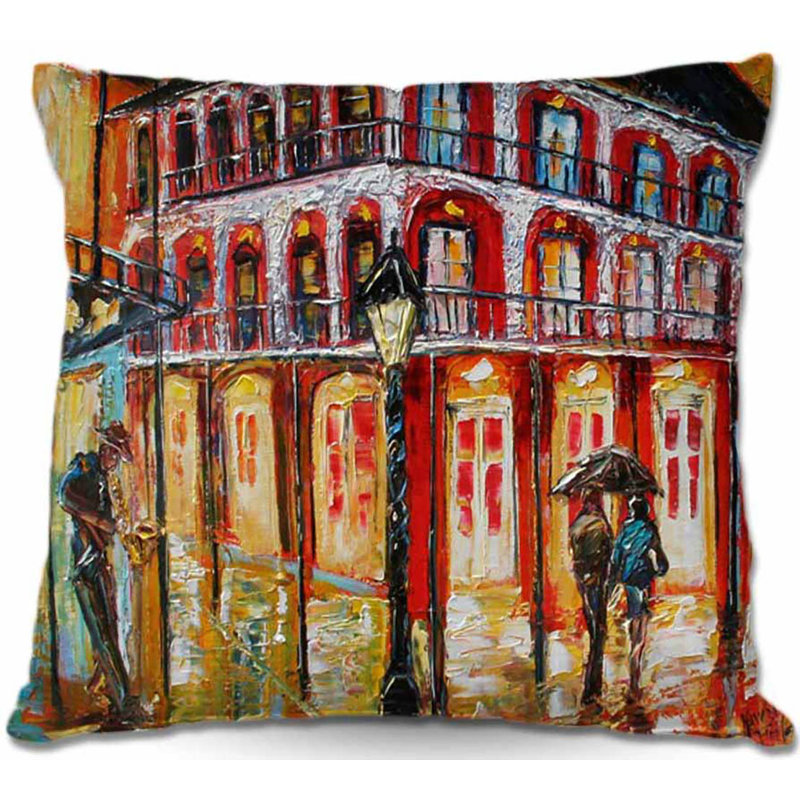 Reversible Throw Pillow, 18" x 18"