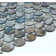 Mother of Pearl 0.8" x 0.8" Seashell Penny Round Mosaic Sheet