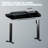 Height Adjustable Rectangle Standing Desk, Computer Desk with Drawer, USB Port and Type-C Port-1004140619-1004158388