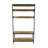 71" Tall Industrial Mango Wood & Iron Hall Tree with Coat Hooks and Storage Bench