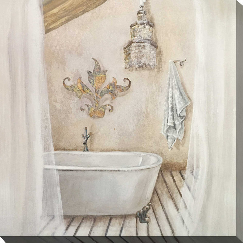 Crystal Bath II - impression sur toile tendue, H 18" x l 18" x P 1"