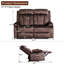 Causeuse inclinable en velours 59,9 po-1326124216