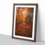 Autumn Forest Pathway In Abstract - Single Picture Frame Painting-55456919-55456920