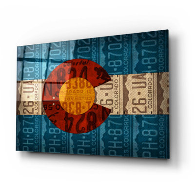 " Colorado State Flag License Plates " by Design Turnpike