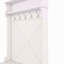 Arbre d'entrée avec tablette supérieure et banc de rangement, armoire à chaussures de couloir avec portes coulissantes, portemanteau avec 5 crochets de suspension pour les couloirs d'entrée