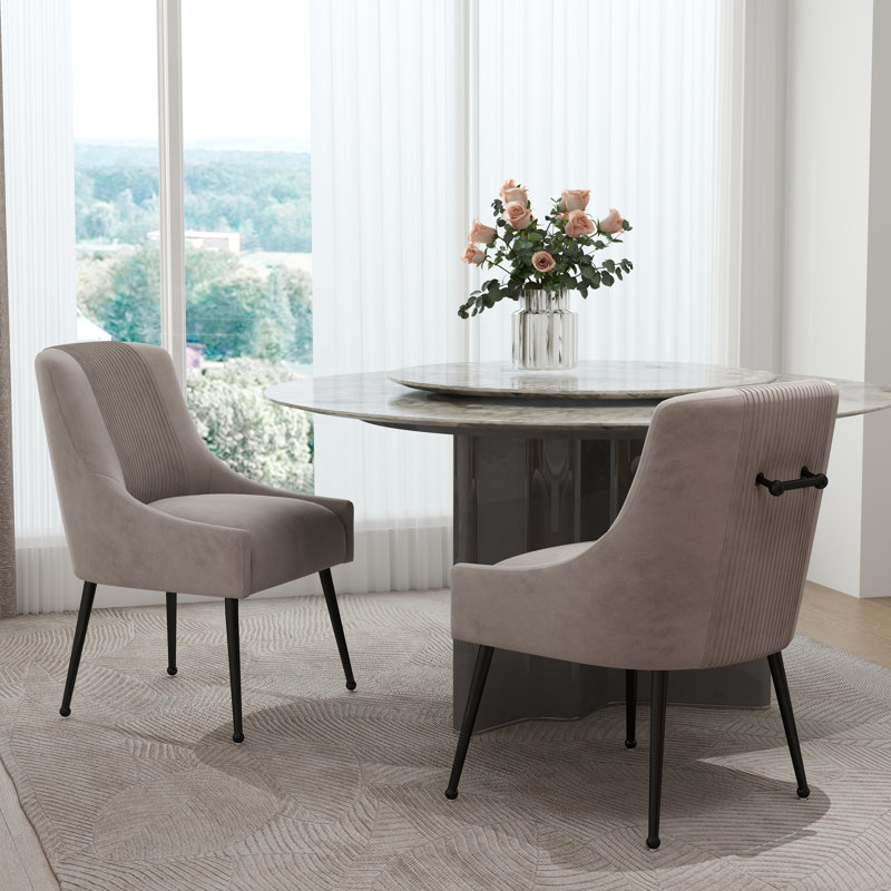 Chaise d'appoint Dinnington, Gris
