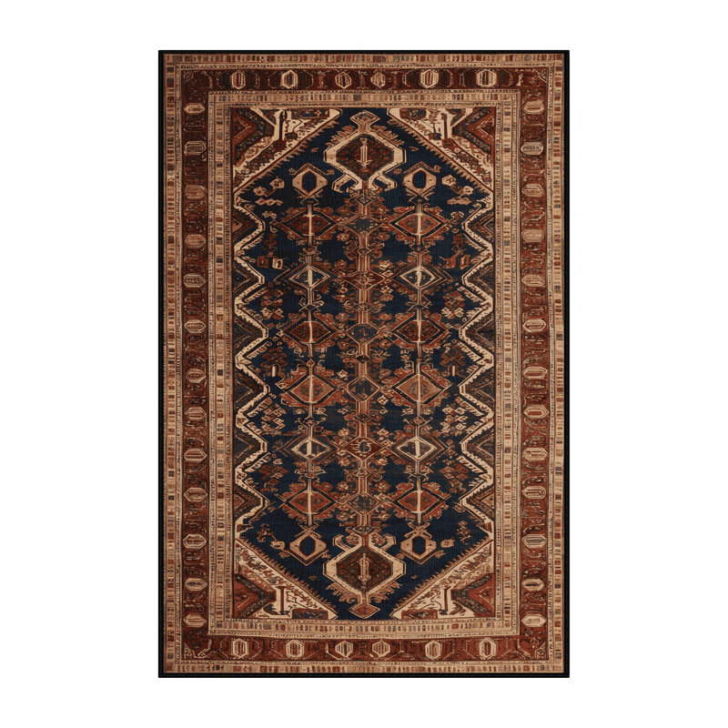 Tapis brun lavable à la machine