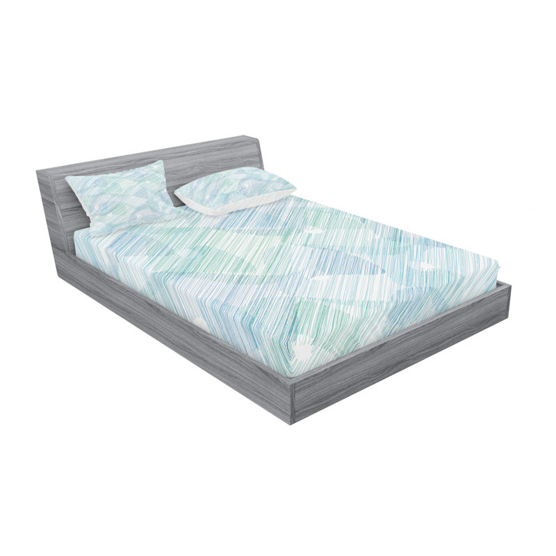 Microfiber Sheet Set, Queen Sheet Set with Fitted Sheet