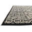 Tapis noir et blanc Judy