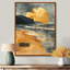 Golden Coastal Beach Sunset - reproduction d'art mural plage-646089936-646089927