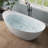 65'' Freestanding Tub Deep Soaking Acrylic Bathtub-126677825