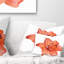 Coussin lombaire en lilys floral magnifique