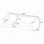 Manhattan 82.68'' Metal Outdoor Sofa