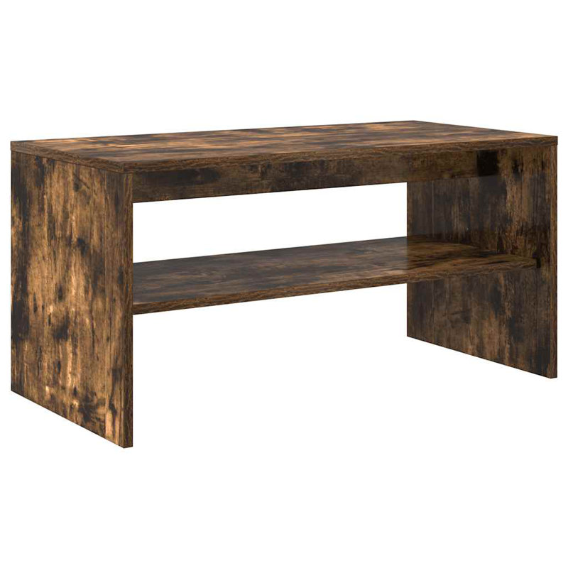 Shalo Unfinished TV Stand, 80cm, Smoked Oak