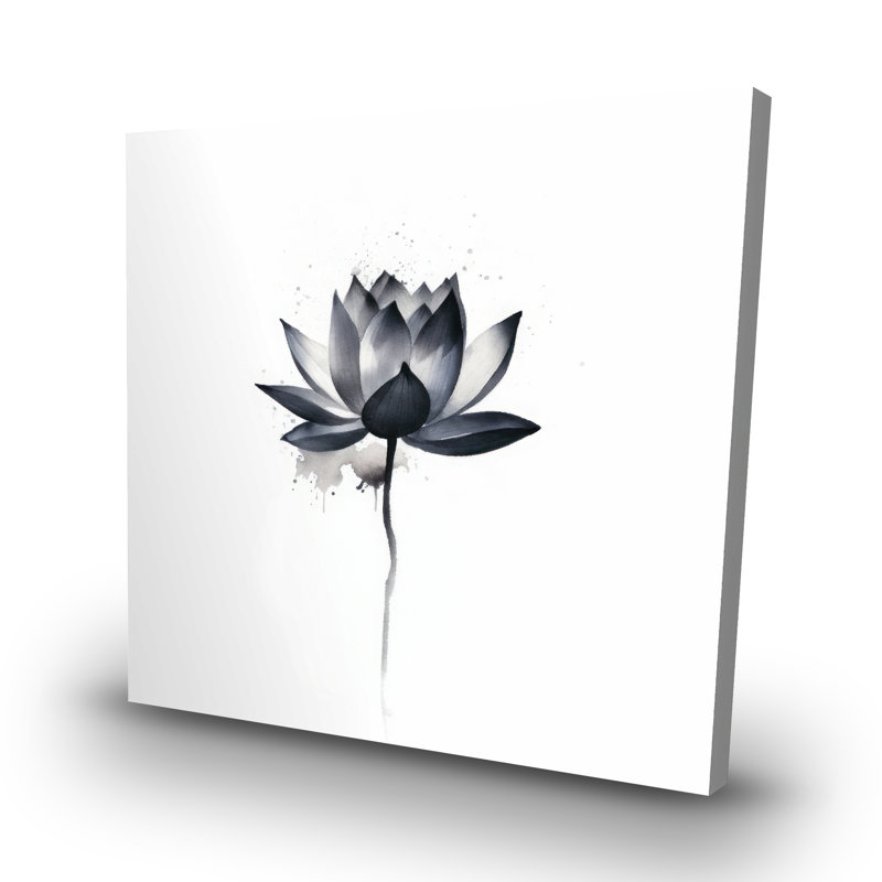Dripping flower - 32"x32" art on canvas