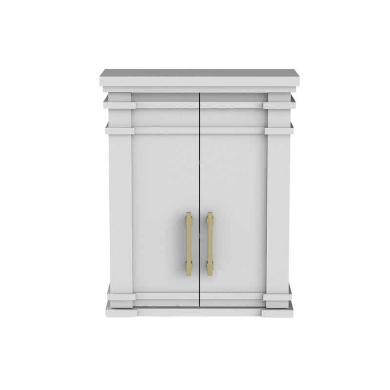 Lankford 24 Wood Wall Cabinet, White