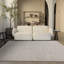 Tapis intérieur en polyester recyclé ivoire Tomoki-1845977887