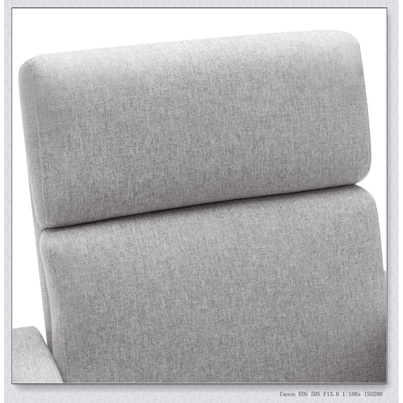 Fauteuil inclinable et pivotant avec fauteuil berçant moderne, Gris