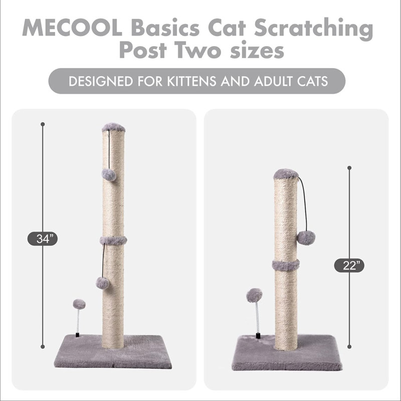Esmaria Scratching Post, Gray