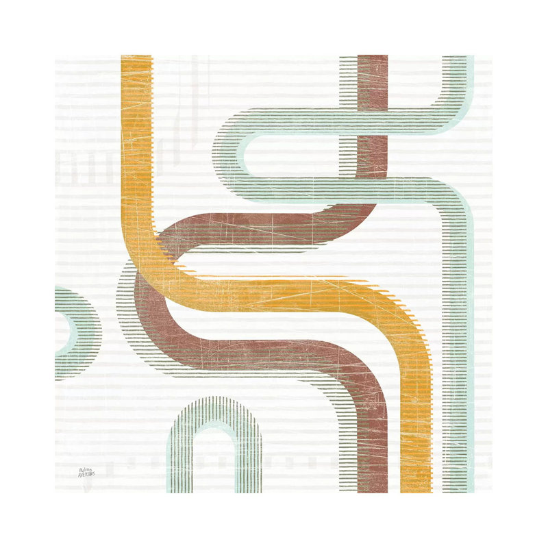 Subway Lines I by Melissa Averinos - Wrapped Canvas Print, 45.72 cm H x 45.72 cm W x 1.91 cm D