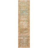 Antique One Of A Kind One-of-a-Kind 3'4" X 18'5" Hand Knotted Area Rug