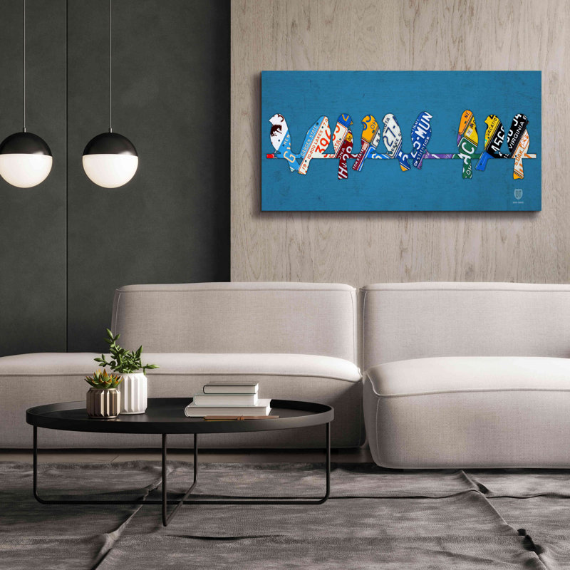 «Birds On A Wire» par Design Turnpike, H 30 po x l 60 po x P 1,5 po