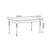 Walnut Solid Wood Multi-functional Desk 62.59 in