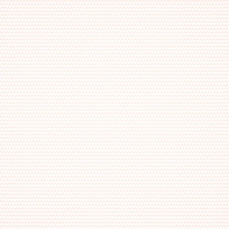 Little Hearts 10.05m x 52cm Powder Wallpaper Roll, Powder