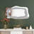 Faustine Irregular Wall Mirror with Crushed Diamonds