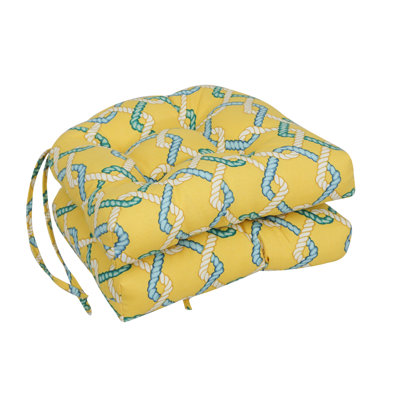 Coussin de siège d'extérieur 4 pièces Breakwater Bay