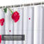 Rideau de douche imperméable à motif de confettis avec 12 crochets Valentine-563181103
