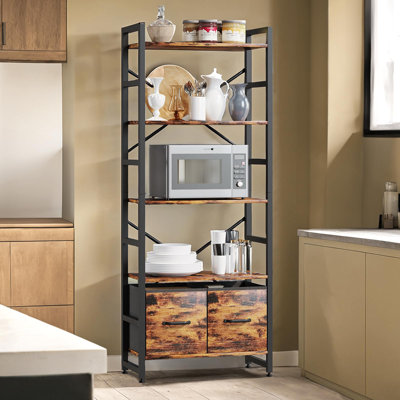 154cm H x 60cm W Steel Standard Bookcase