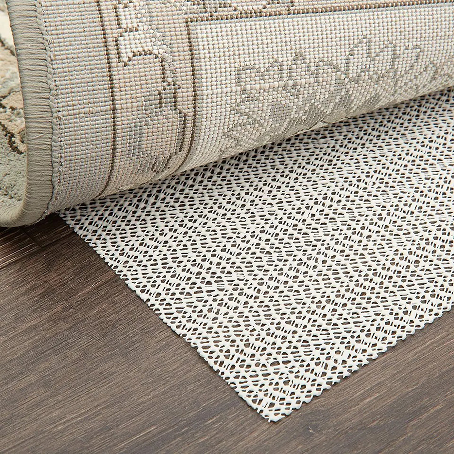 Symple Stuff Amett Super Grip Indoor Cushioned Non Slip Rug Pad for Hard  Surfaces & Reviews